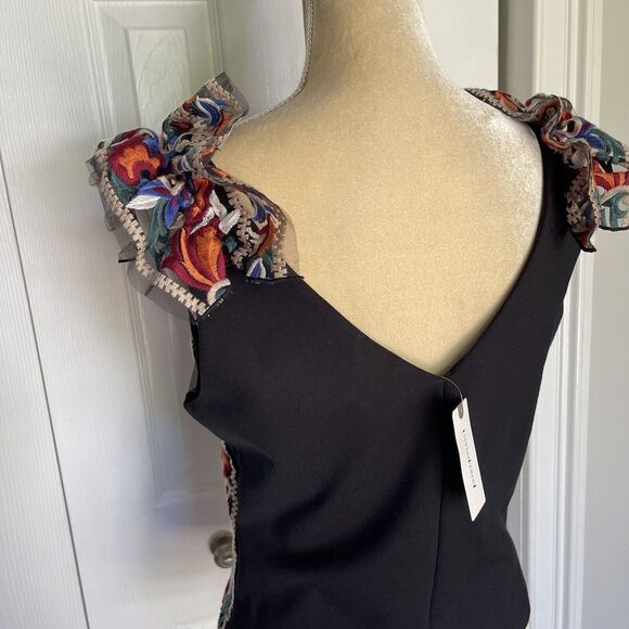 Anthropologie Eva Franco Embroidered Corset Top for Women Medium Multicolored - Picture 14 of 16